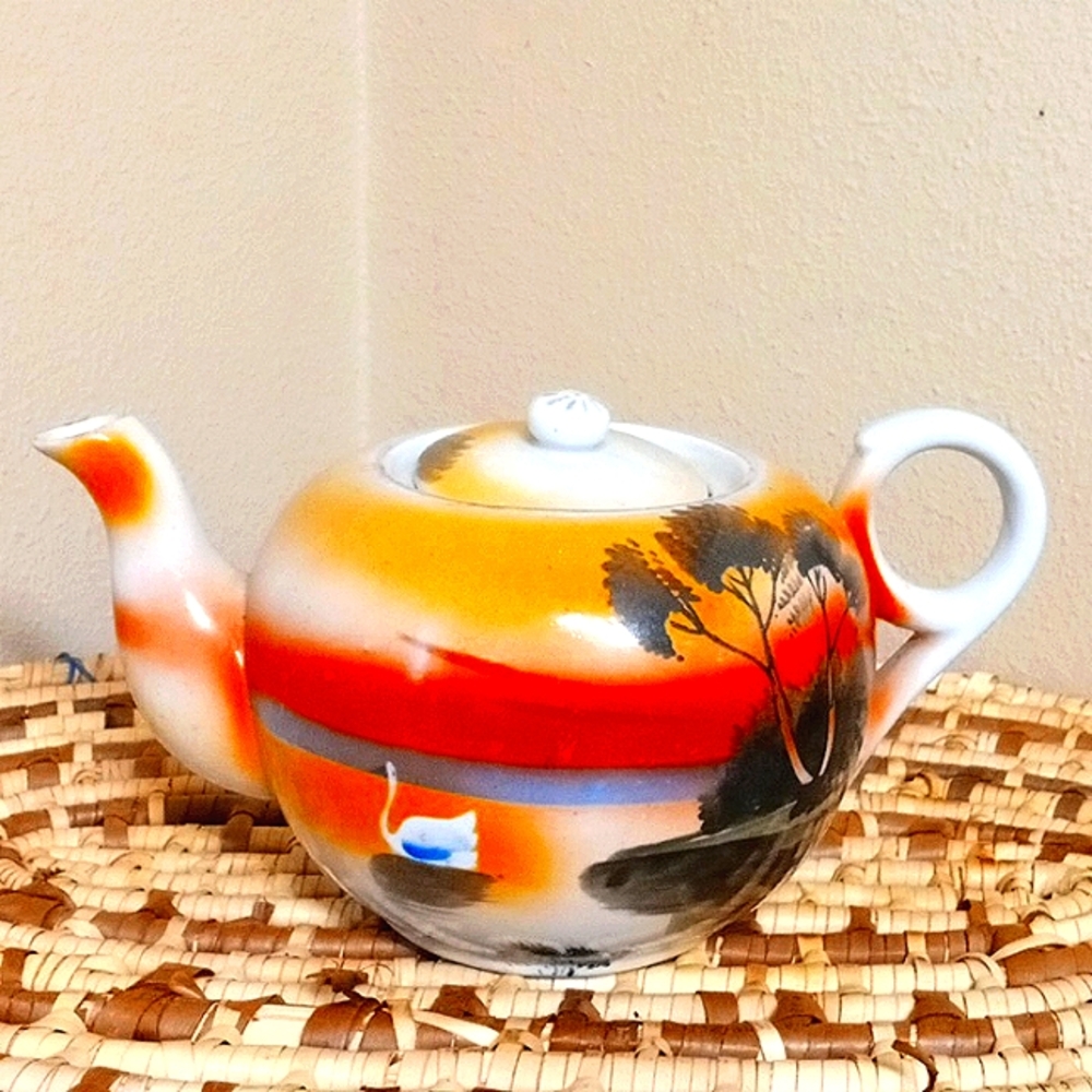 Hand Painted Made In Japan Teapot